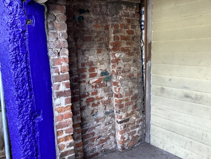 Brick Walls Tilting Or Moving