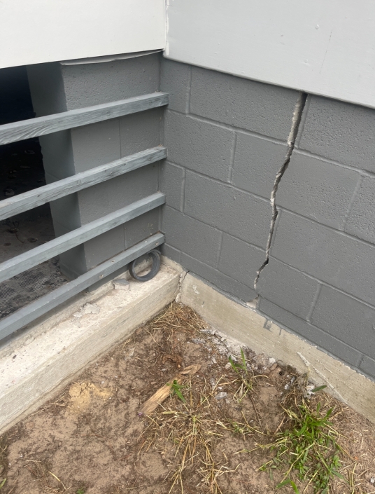 Separation/Cracks in Sidewalls