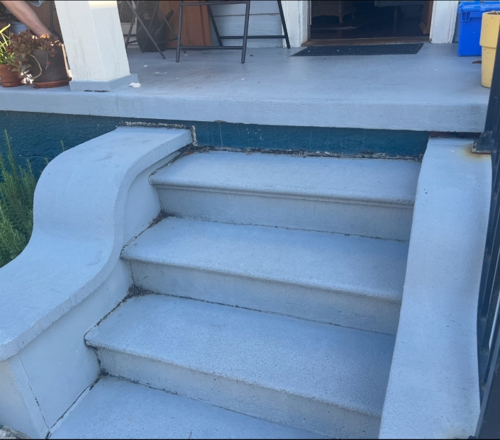 Steps leaning or Separating