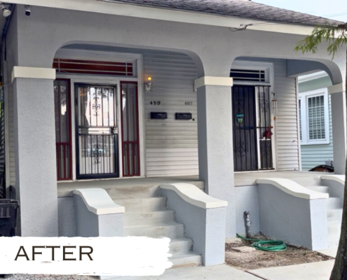 Foundation Repair, New Orleans LA, Porch Rebuild by A1 House Leveling Uptown New Orleans