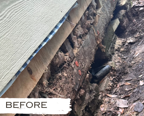 historic shotgun foundation repair old Algiers New Orleans. Pier and Beam Replacement